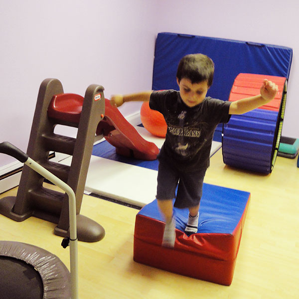 kid jumping at Ability Playspace